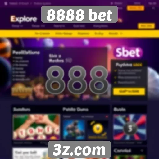 Acessibilidade e usabilidade do site 8888 bet